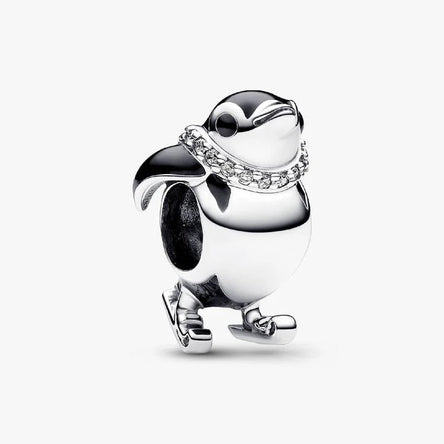 Pandora Skiing Penguin Charm