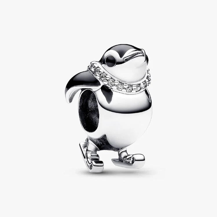 Pandora Skiing Penguin Charm