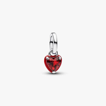 Pandora Red Chakra Heart Mini Dangle Charm