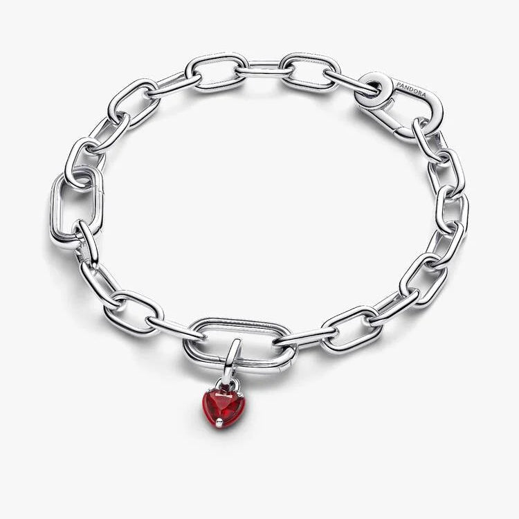 Pandora Red Chakra Heart Mini Dangle Charm