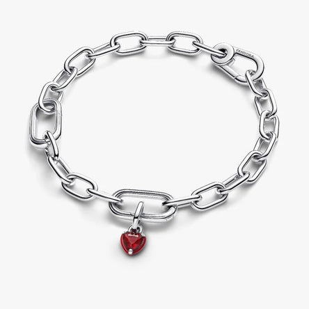 Pandora Red Chakra Heart Mini Dangle Charm
