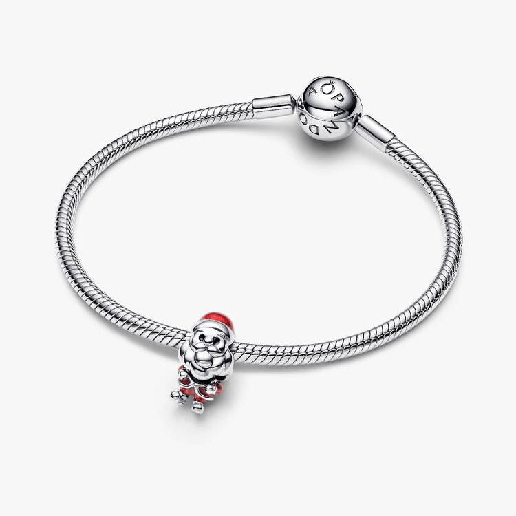 Pandora Playful Santa Charm