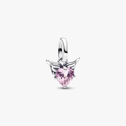 Pandora Winged Heart Mini Dangle Charm