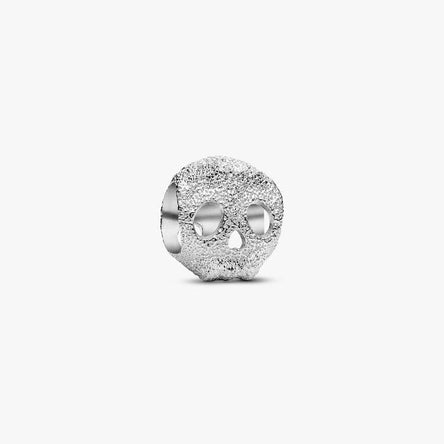 Pandora Textured Skull Mini Charm