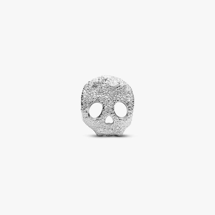 Pandora Textured Skull Mini Charm