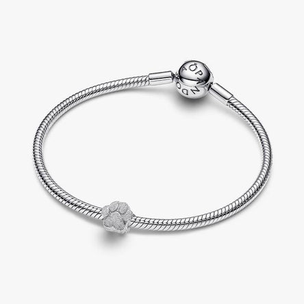 Pandora Textured Paw Mini Charm