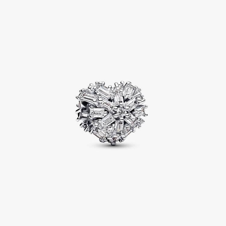Pandora Sparkling Heart Charm