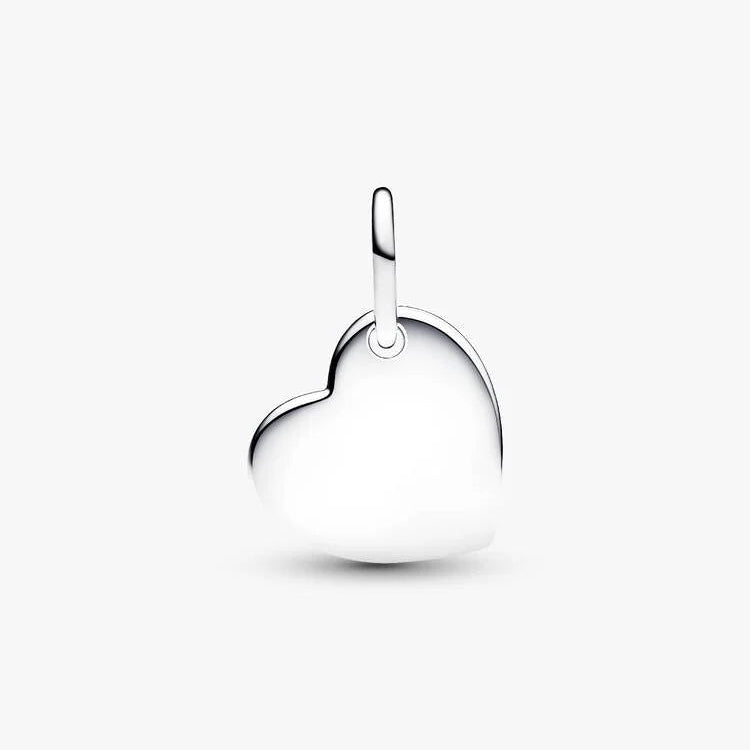 Pandora June Heart White Stone Dangle Charm