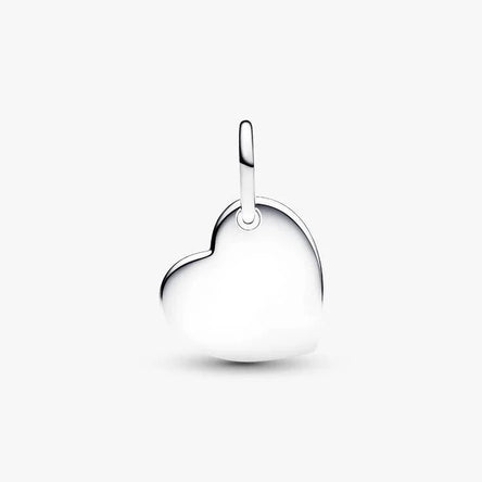 Pandora June Heart White Stone Dangle Charm