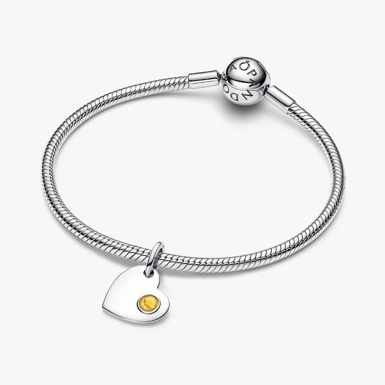 Pandora November Heart Dangle Charm