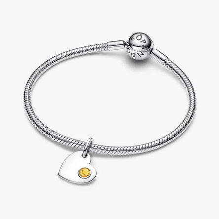 Pandora November Heart Dangle Charm