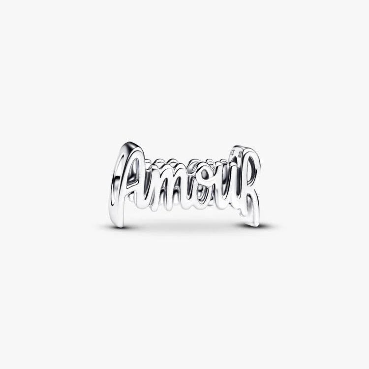 Pandora Amour Script Charm