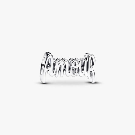 Pandora Amour Script Charm