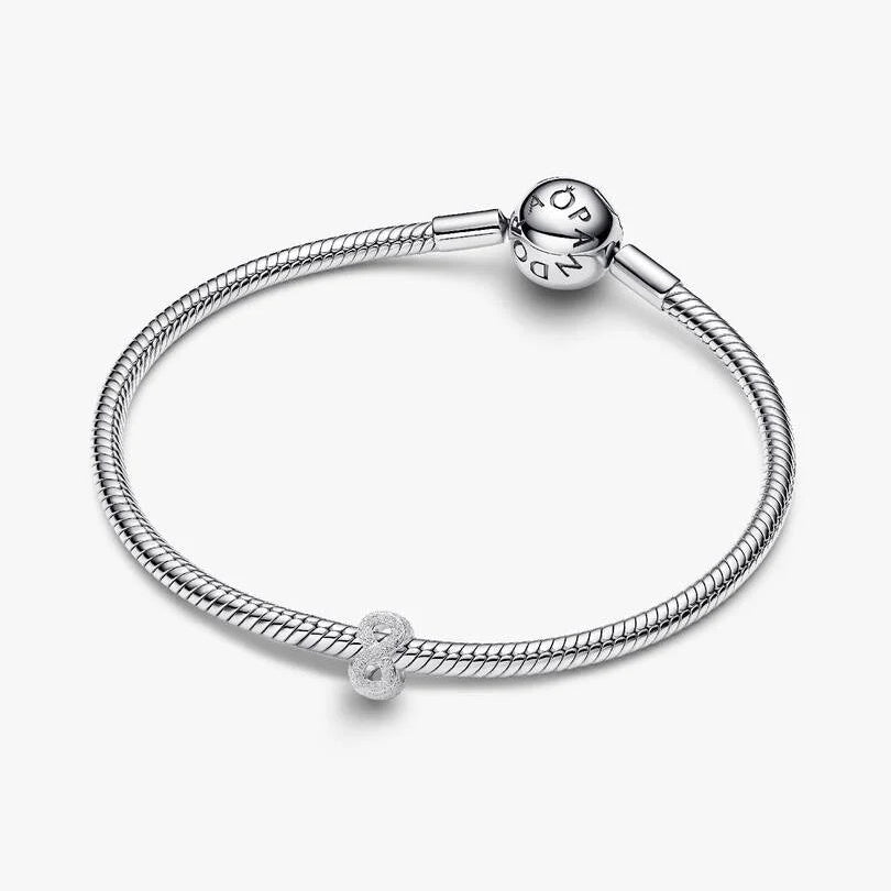 Pandora Textured Infinity Mini Charm