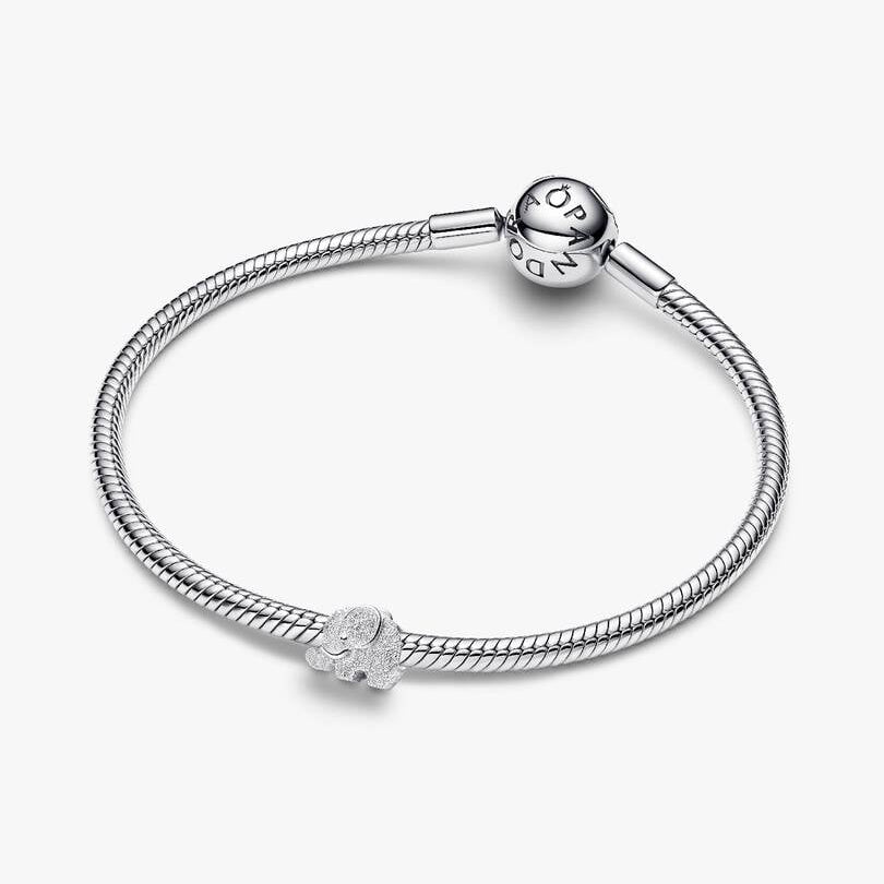 Pandora Textured Elephant Mini Charm