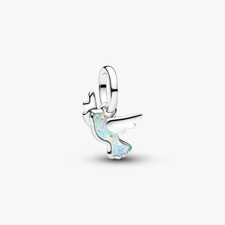Pandora White Dove Mini Dangle Charm
