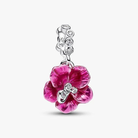 Pandora Hibiscus Dangle Charm