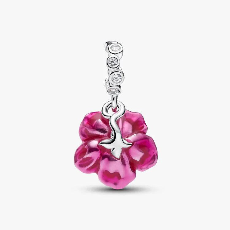 Pandora Hibiscus Dangle Charm