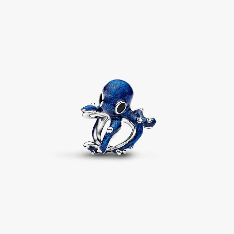 Pandora Blue Octopus Charm