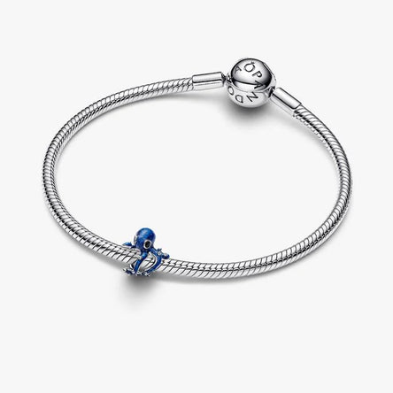 Pandora Blue Octopus Charm