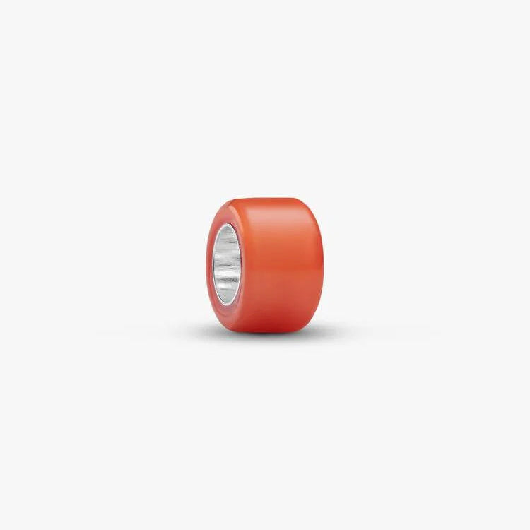 Pandora Orange Murano Glass Mini Charm