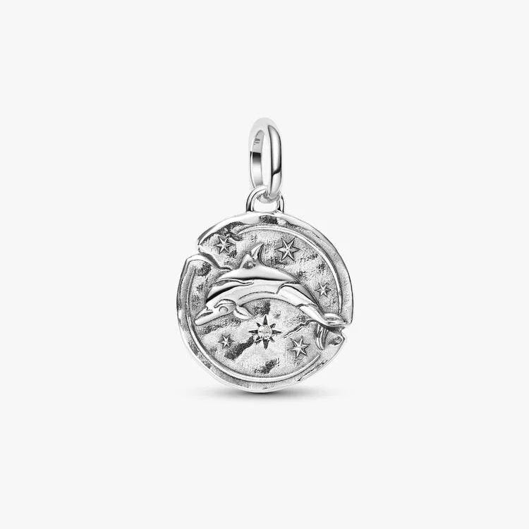 Pandora Dolphin Medallion Charm