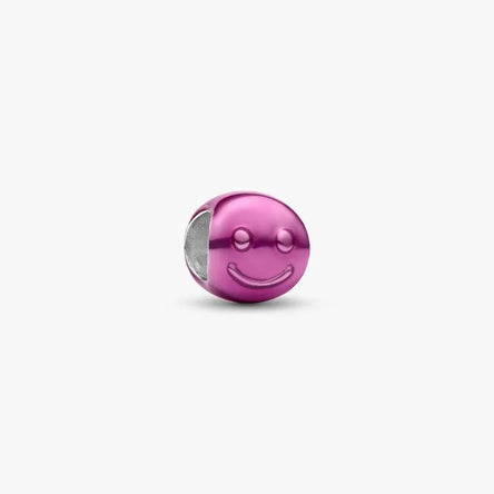 Pandora Pink Happy Face Mini Charm