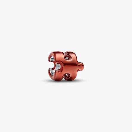 Pandora Orange Puzzle Piece Mini Charm