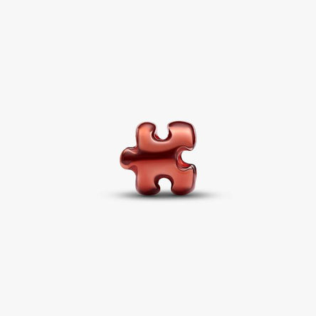 Pandora Orange Puzzle Piece Mini Charm