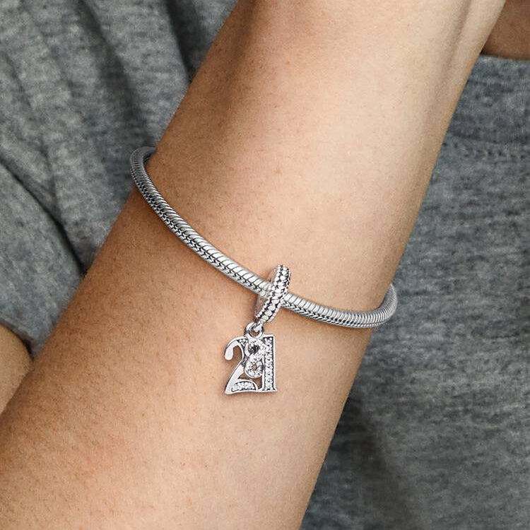Pandora 21st Celebration Dangle Charm