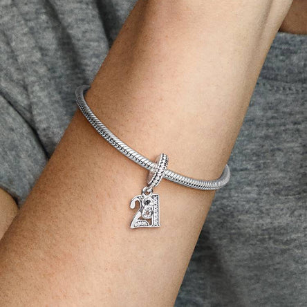 Pandora 21st Celebration Dangle Charm