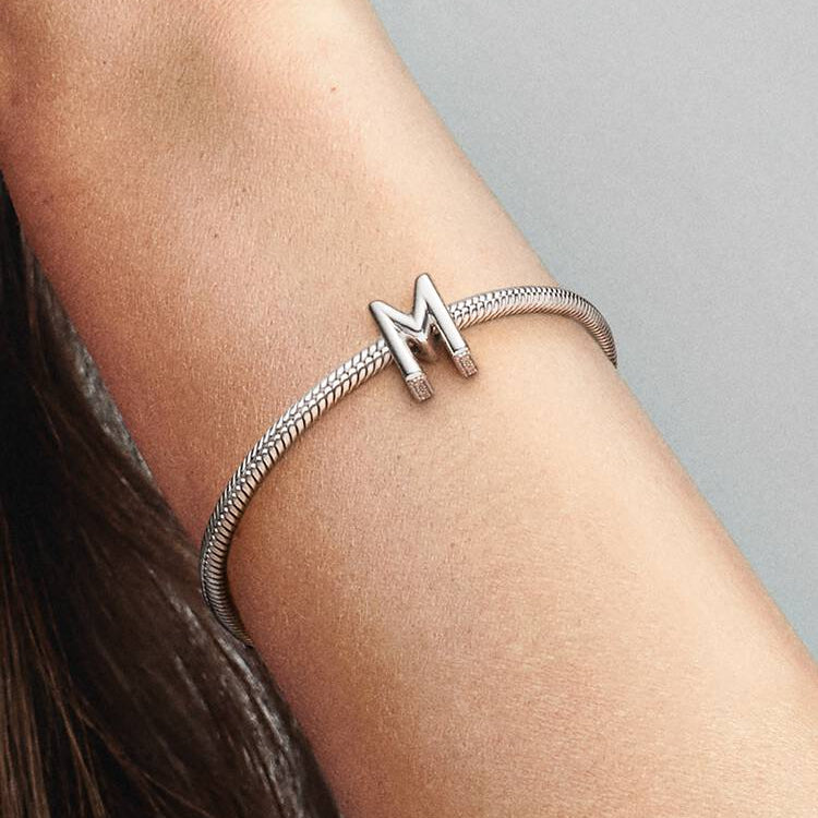 Pandora Letter M Alphabet Charm