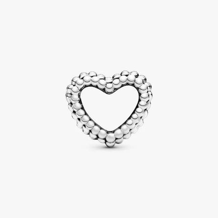 Pandora Beaded Open Heart Charm