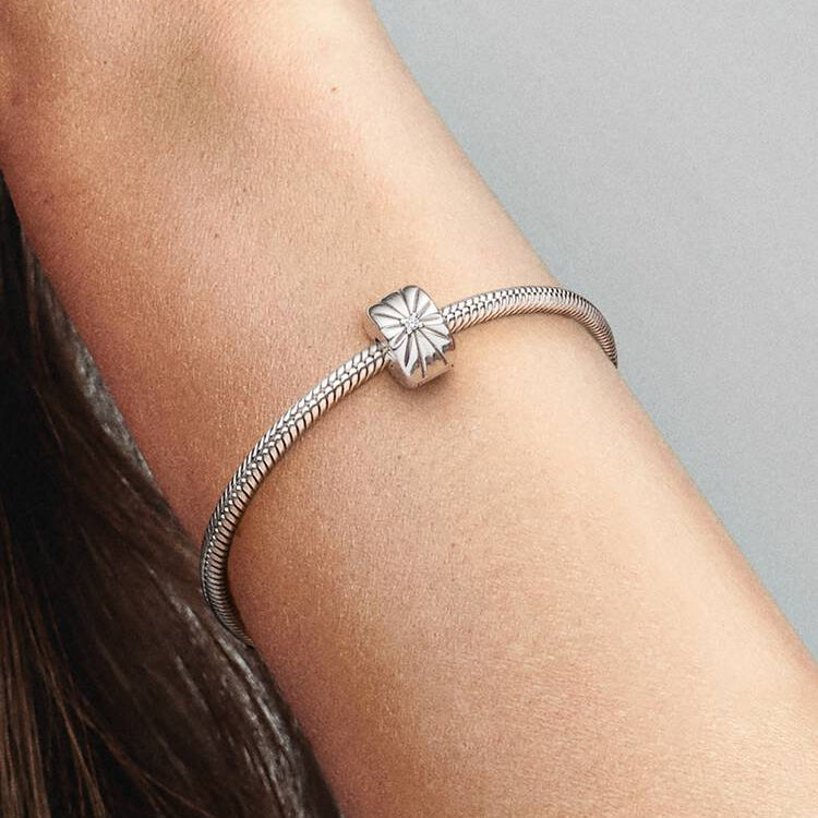 Pandora Sparkling Sunburst Clip Charm