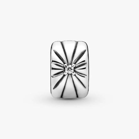 Pandora Sparkling Sunburst Clip Charm