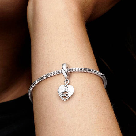 Pandora Friends Forever Heart Dangle Charm