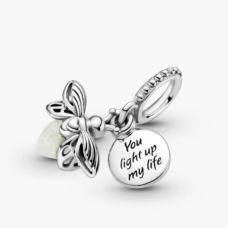 Pandora Glow-in-the-dark Firefly Dangle Charm