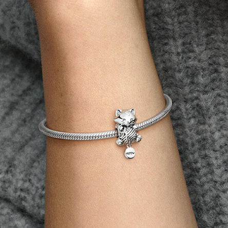 Pandora Kitten & Yarn Ball Charm