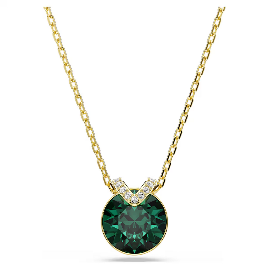 Swarovski Bella V Gold/Green Necklace