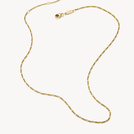 Thomas Sabo Gold-Plated Figaro Chain 45cm