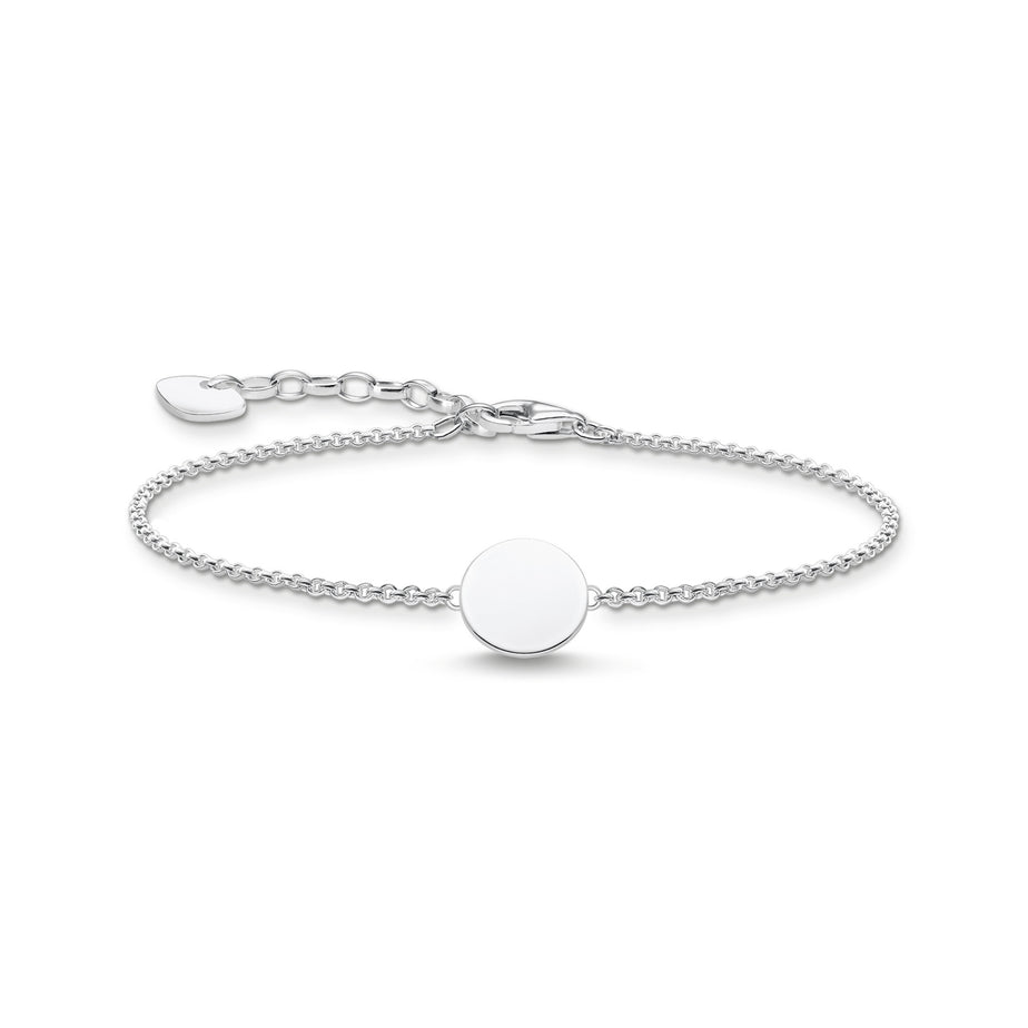 Thomas Sabo Silver Disc Engraveable Bracelet