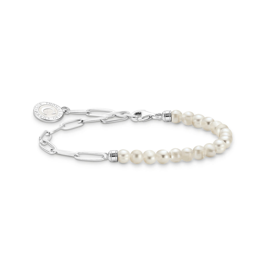 Thomas Sabo Charm Bracelet With Pearls