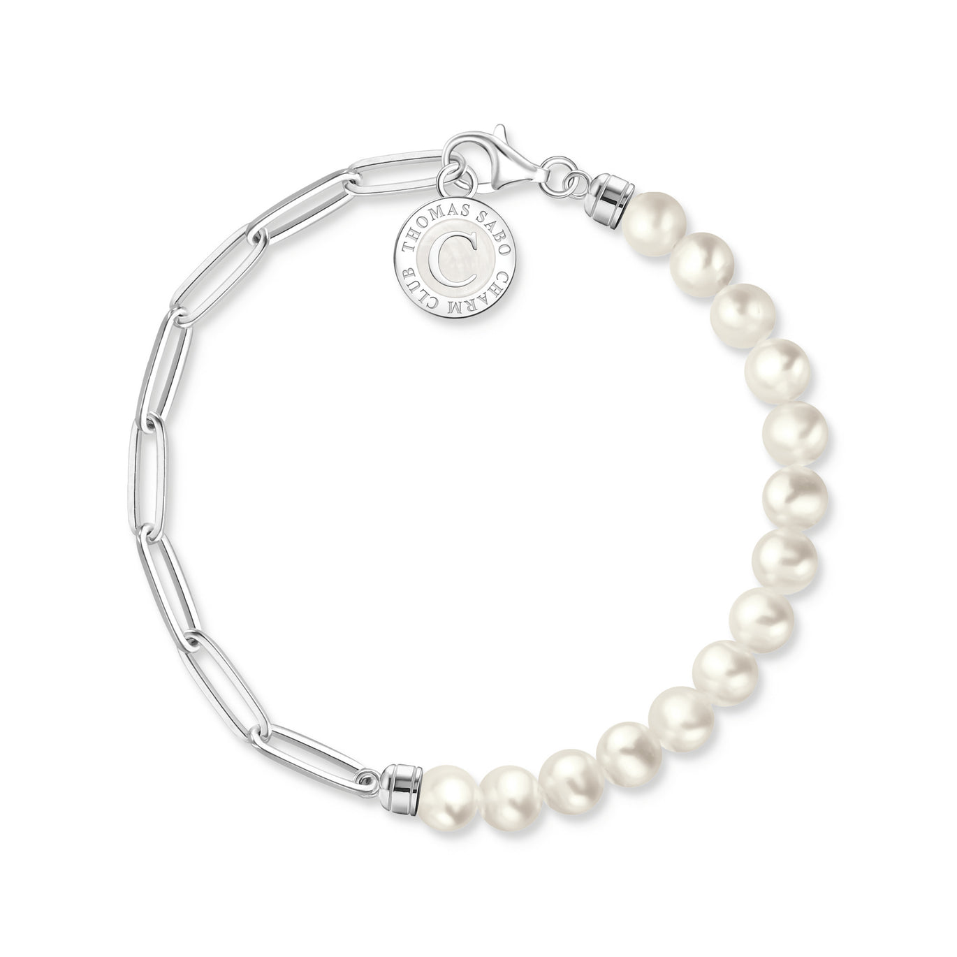 Thomas Sabo Charm Bracelet With Pearls