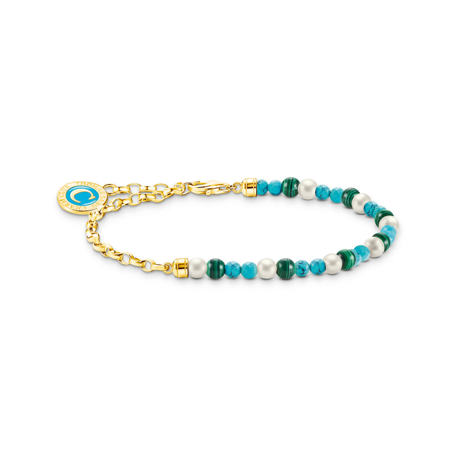 Thomas Sabo Blue Multicoloured Charm Bracelet