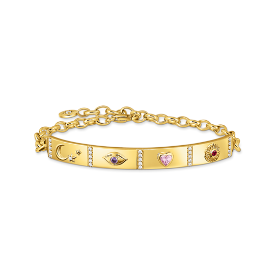 Thomas Sabo Gold Bridge Bracelet with Various Stones