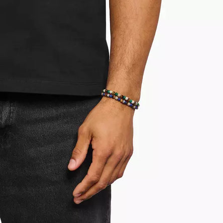 Thomas Sabo Brown and Blue Beaded Bracelet