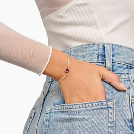 Thomas Sabo Silver Heart Bracelet Romance