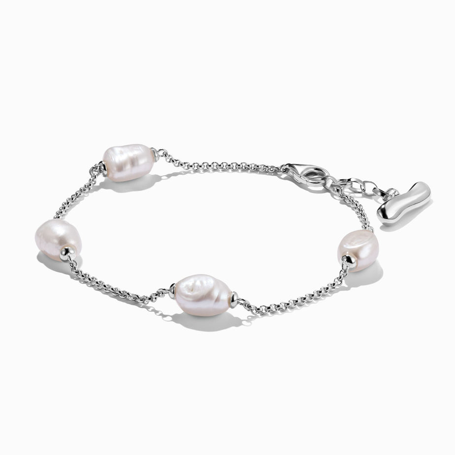 Thomas Sabo Natural Beauty Silver Freshwater Pearl Bracelet