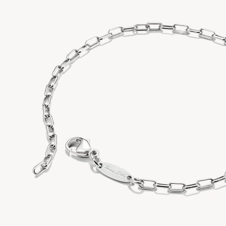 Thomas Sabo Silver Paperclip Chain Bracelet