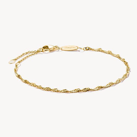 Thomas Sabo Connect Singapore Gold-Plated Chain Bracelet